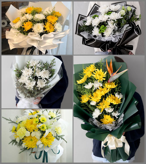 上海崇明区新河镇新梅村白事花束代送